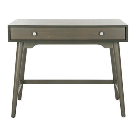 Safavieh 31 x 38 x 20 in. Isadora Midcentury Modern Desk, Grey FOX6293A